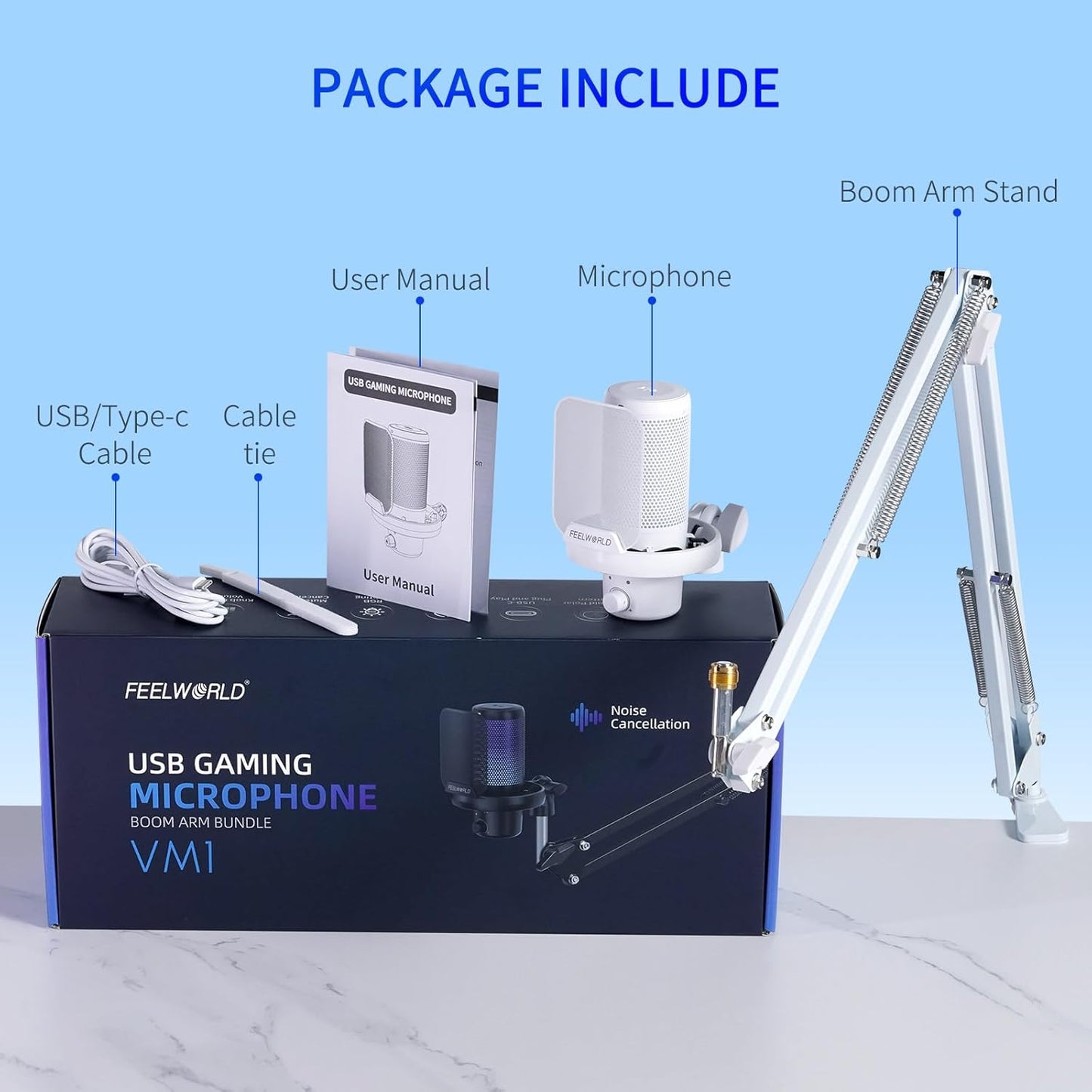 VM1 RGB Gaming Microphone